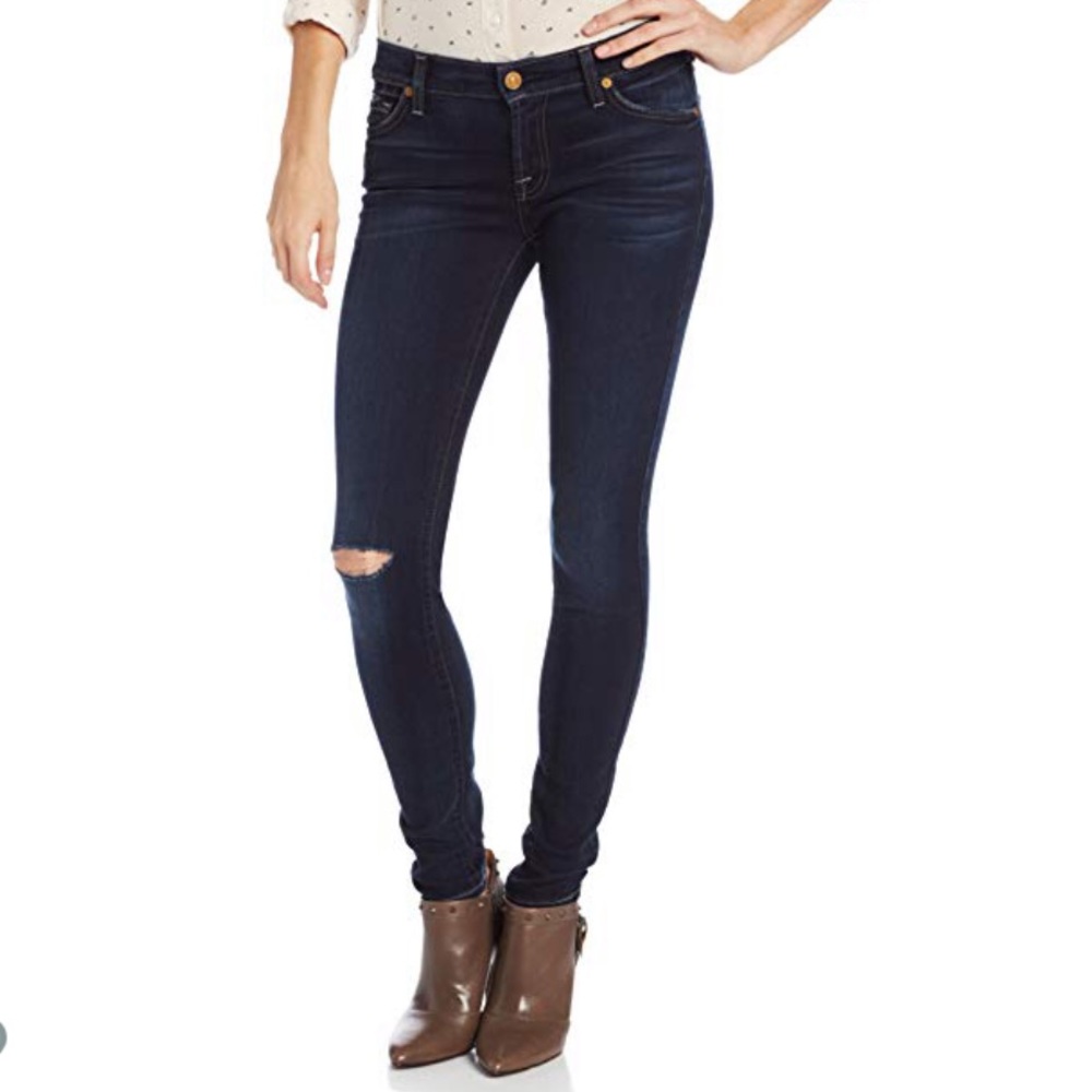 7 for all Mankind The Skinny Second Skin 25 NWT
